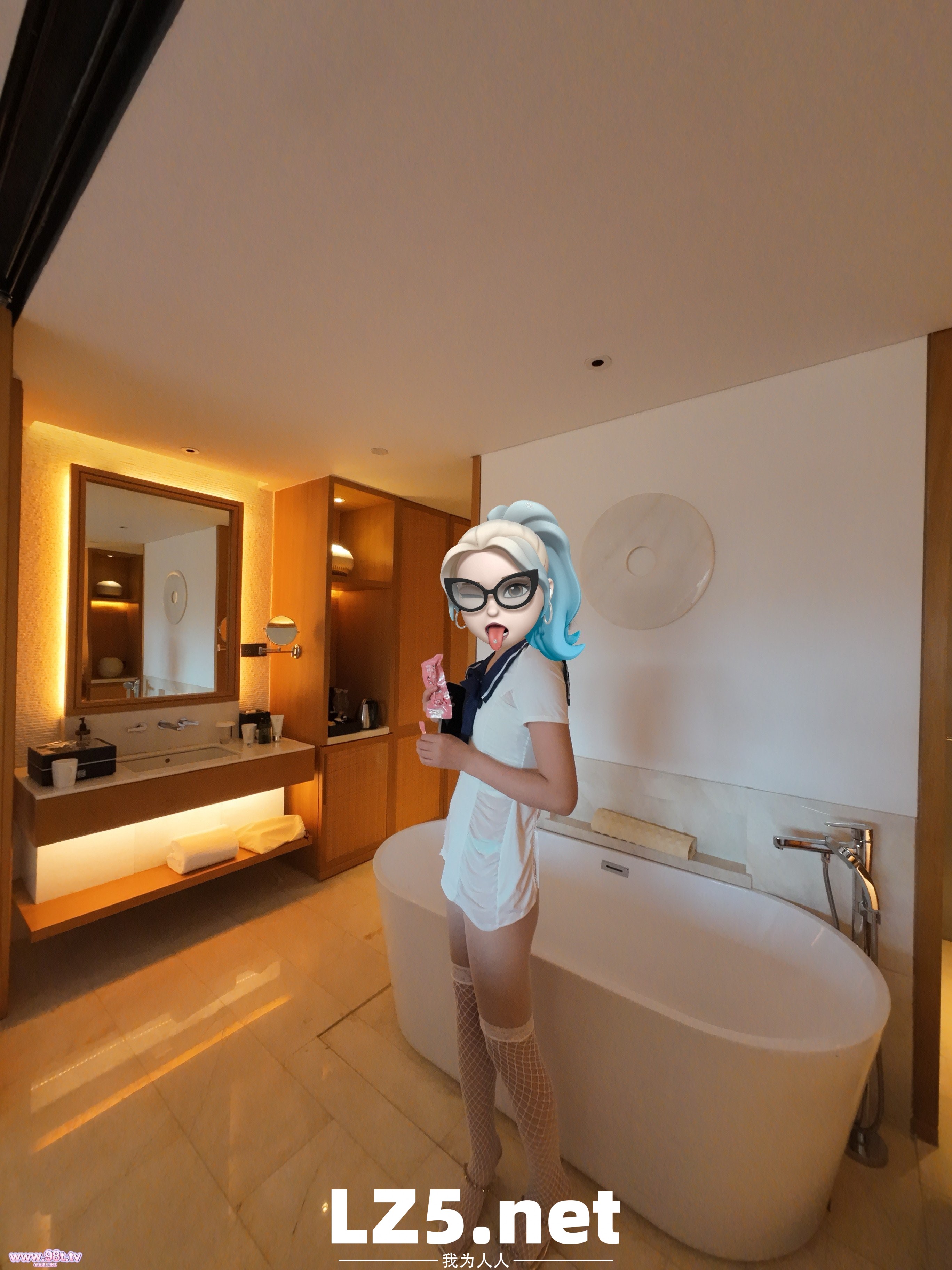 長い脚175の白丝学妹（17p+13gif+手势验证）