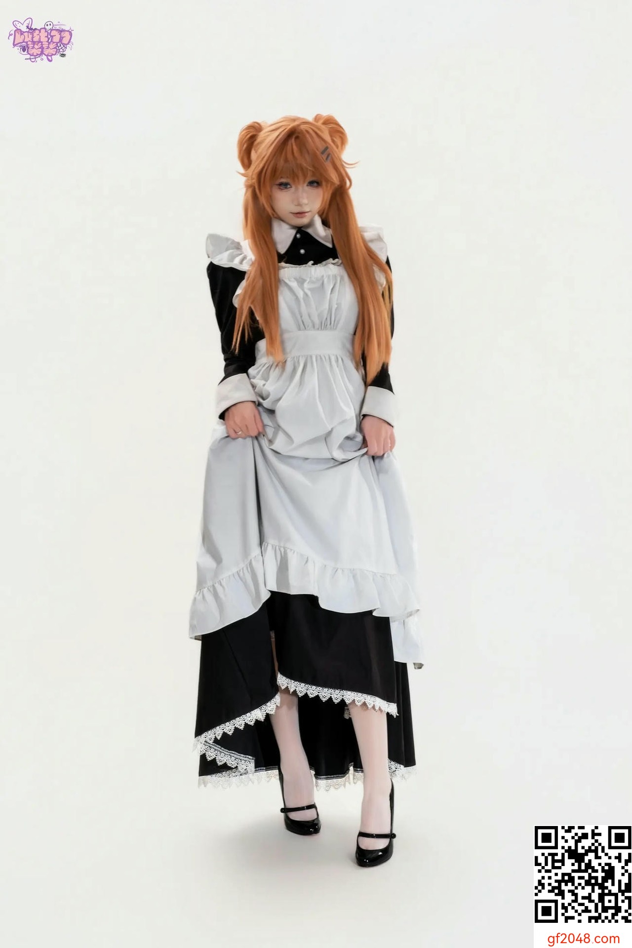 【網路收集系列】[Cosplay]柒柒要乖哦 - EVA 明日香女僕【68P】