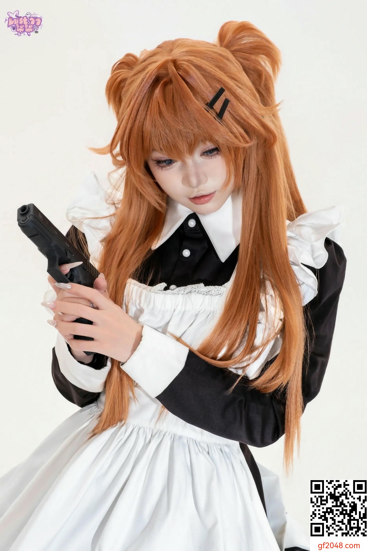 【網路收集系列】[Cosplay]柒柒要乖哦 - EVA 明日香女僕【68P】