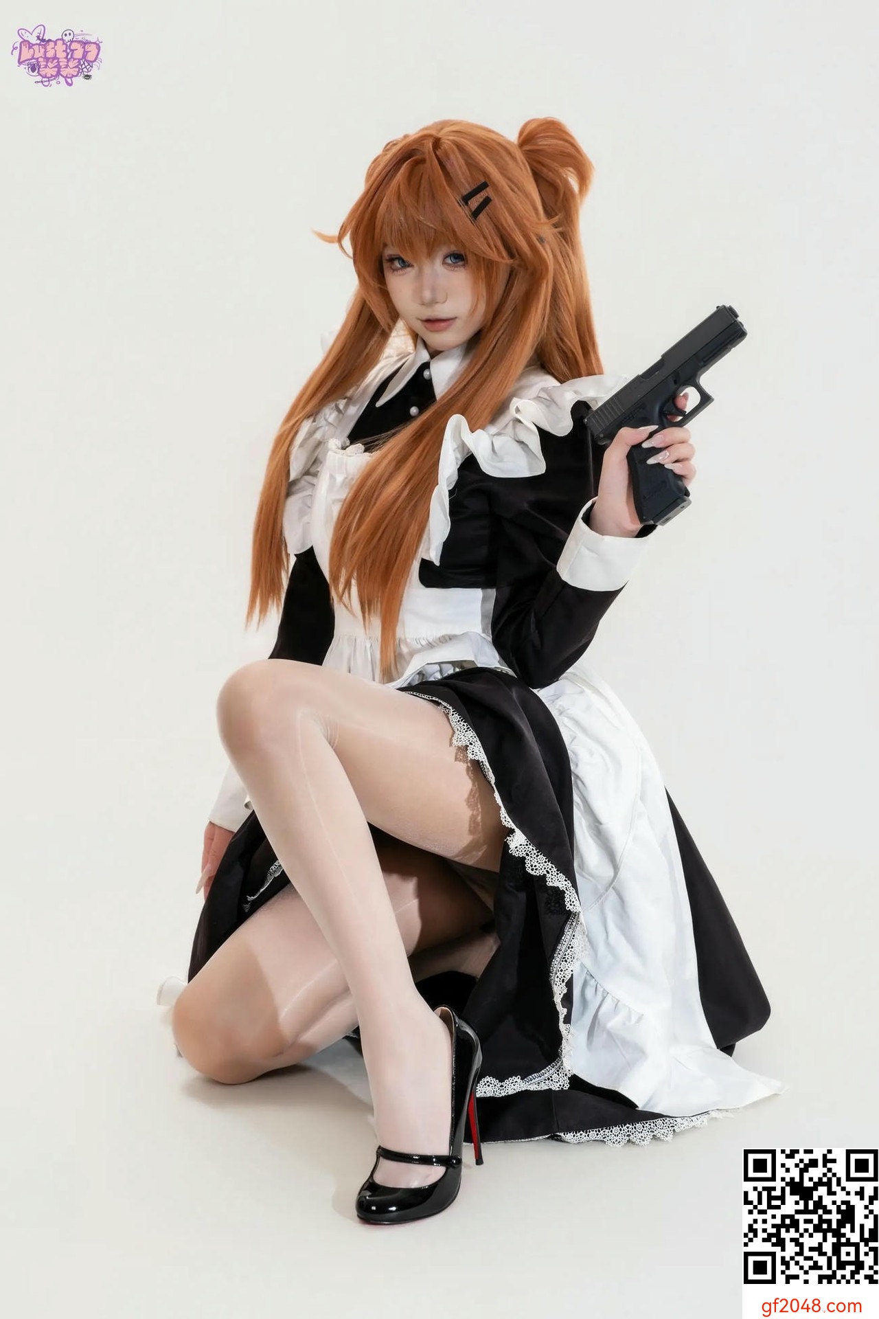【網路收集系列】[Cosplay]柒柒要乖哦 - EVA 明日香女僕【68P】