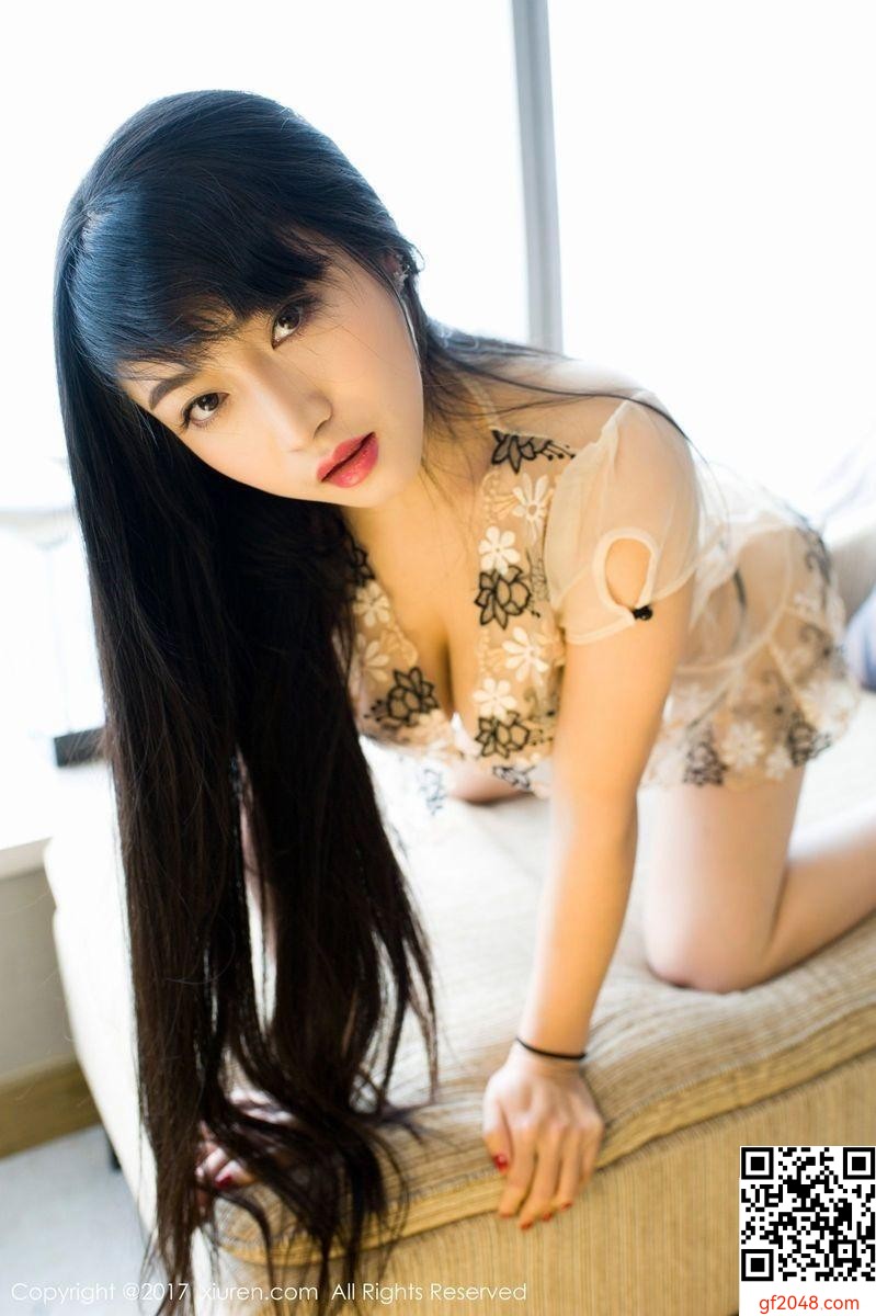 大胸美女楊玉奴黑色蕾絲中空情趣連體衣誘惑 (44P)